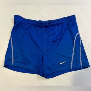 Blue Nike shorts